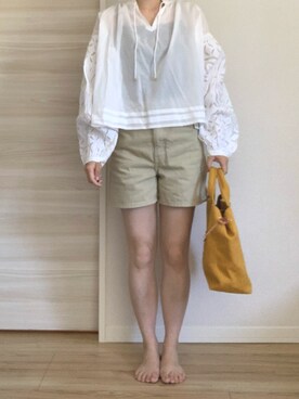 「PURのアイテム」を使った、onuku1103さん（レディース・154cm）の夏コーディネート