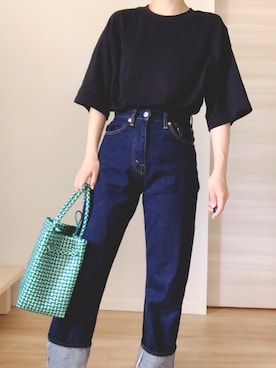 「PURのアイテム」を使った、onuku1103さん（レディース・154cm）の夏コーディネート