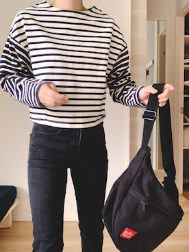 「PURのアイテム」を使った、onuku1103さん（レディース・154cm）の夏コーディネート