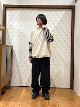 今村秀さん（メンズ・178cm）の春コーディネート