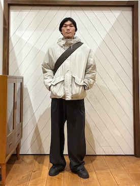 今村秀さん（メンズ・178cm）の秋コーディネート