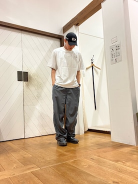 今村秀さん（メンズ・178cm）の夏コーディネート