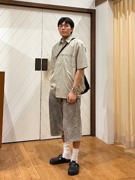 「llbean」｜今村秀さん（メンズ・178cm）の夏コーディネート