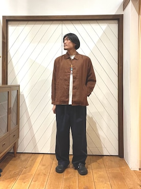「LLbean」｜今村秀さん（メンズ・178cm）の春コーディネート