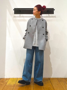 「eness（エネス）のアイテム」を使った、kazueさん（レディース・158cm）の冬コーディネート