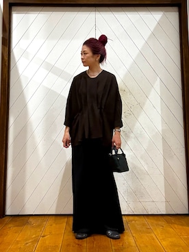 「URBAN RESEARCH DOORS(アーバンリサーチドアーズ)のアイテム(スカート)」を使った、kazueさん(レディース・158cm)の秋コーディネート