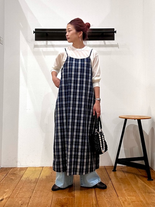 【即購入○】エムミーエメ　アーバンチェックキャミワンピース セール】チェックキャミワンピース（ワンピース）｜URBAN