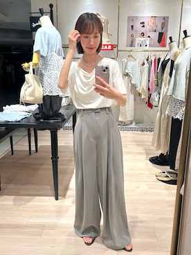 「アイテム（シューズ）」を使った、chihomakinoさん（骨格ウェーブ・レディース・156cm）の夏コーディネート