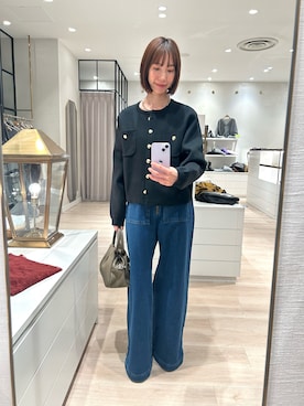 「アイテム（チョーカー）」を使った、chihomakinoさん（レディース・156cm）の冬コーディネート