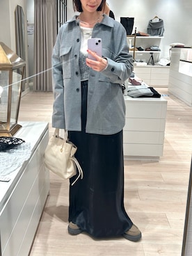 「アイテム（チョーカー）」を使った、chihomakinoさん（レディース・156cm）の秋コーディネート