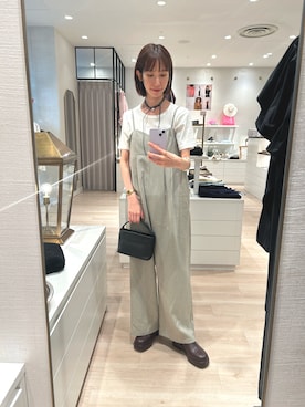 「アイテム（スリッポン）」を使った、chihomakinoさん（レディース・156cm）の夏コーディネート