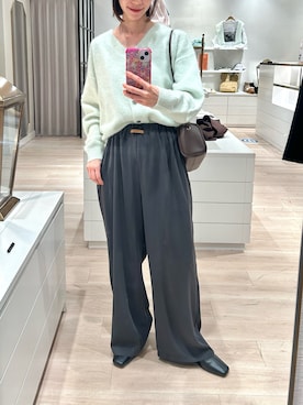 「アイテム（パンプス）」を使った、chihomakinoさん（レディース・156cm）の秋コーディネート