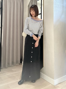 「Omekashi（オメカシ）のアイテム」を使った、chihomakinoさん（レディース・156cm）の春コーディネート