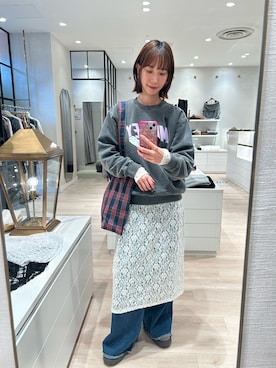 「アイテム（ワンピース）」を使った、chihomakinoさん（レディース・156cm）の秋コーディネート