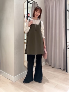 「アイテム（その他シューズ）」を使った、chihomakinoさん（レディース・156cm）の秋コーディネート