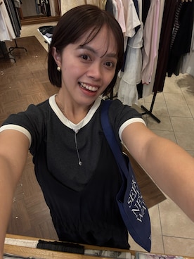 「LOWRYS FARM（ローリーズファーム）のアイテム（Tシャツ/カットソー、その他）」を使った、tantanさん（レディース・150cm）の春コーディネート