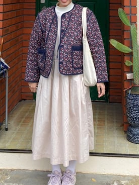 「PAR ICI（パーリッシィ）のアイテム（ワンピース）」を使った、みさん（レディース・156cm）の冬コーディネート