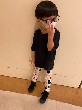 「★★★のアイテム」を使った、rihito★mahatoさん（キッズ・110cm）の秋コーディネート