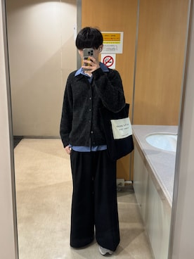 「アイテム（トートバッグ）」を使った、ゆーだいさん（メンズ・168cm）の秋コーディネート