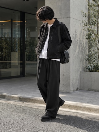 「WETTEMPT(ウィテンプト)のBLEACHED CORDUROY JACKET / ブリーチコーデュロイジャケット(ブルゾン)」を使った、YUDAIさん(メンズ・168cm)の秋コーディネート