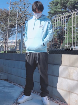 「palace」｜「アイテム（スラックス）」を使った、hirokiさん（メンズ・173cm）の秋コーディネート