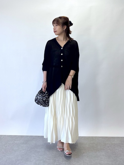 《夏に快適◎》サラサラシアーポンチョカーデ