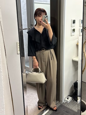 「アイテム（ハンドバッグ）」を使った、まっしーさん（レディース・157cm・20代）の夏コーディネート