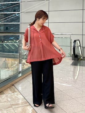 「kakatoo（カカトゥ）のアイテム」を使った、まっしーさん（レディース・157cm）の夏コーディネート