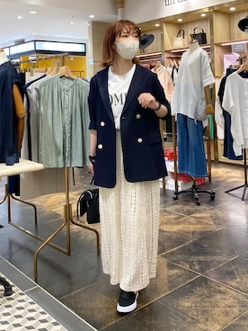 「アイテム（イヤリング）」を使った、まっしーさん（レディース・155cm・20代）の春コーディネート