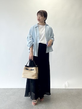 まっしーさん（骨格ナチュラル・レディース・157cm）の夏コーディネート