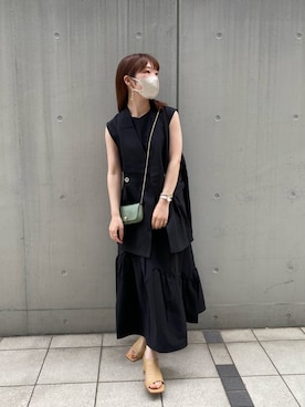 「アイテム（イヤリング）」を使った、まっしーさん（レディース・155cm・20代）の春コーディネート