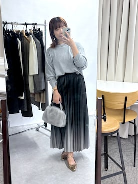 「アイテム（スカート）」を使った、まっしーさん（レディース・157cm）の夏コーディネート