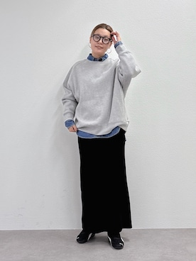 「デニムシャツ」｜remiさん（レディース・168cm）の秋コーディネート