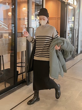 「H&M（エイチ・アンド・エム）のアイテム（シューズ）」を使った、remiさん（レディース・168cm）の秋コーディネート