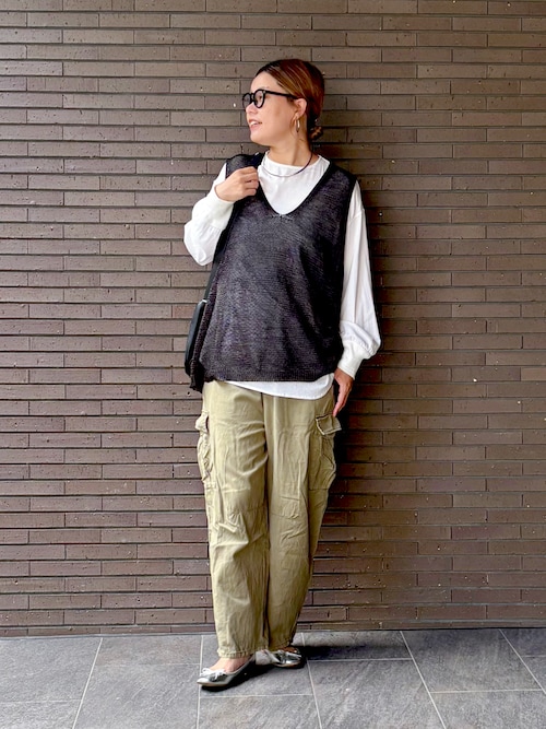 カーブシルエットカーゴパンツ（カーゴパンツ）｜PUAL CE CIN