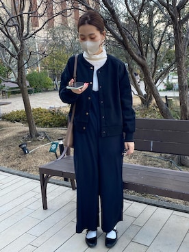 「SVEC（シュベック）のアイテム」を使った、remiさん（レディース・168cm）の冬コーディネート