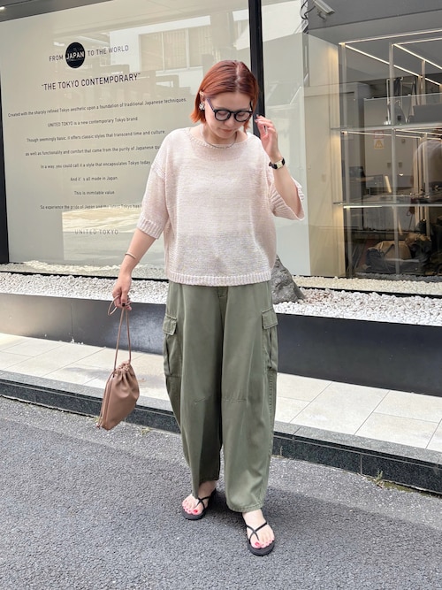 カーブシルエットカーゴパンツ（カーゴパンツ）｜PUAL CE CIN