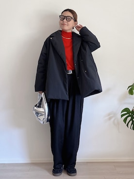 「PUAL CE CIN（ピュアルセシン）のアイテム」を使った、remiさん（レディース・168cm）の秋コーディネート