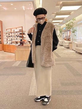 「ファーベスト」｜remiさん（レディース・168cm）の秋コーディネート