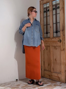 「アイテム（アクセサリー）」を使った、remiさん（レディース・168cm）の夏コーディネート