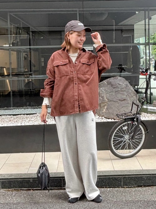 微フレアスウェットパンツ（スウェットパンツ）｜PUAL CE CIN