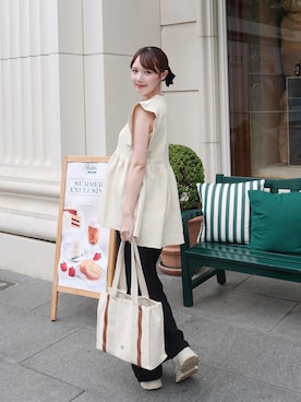 「SLY（スライ）のアイテム」を使った、ありすさん（レディース・163cm）の夏コーディネート