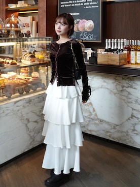 「アイテム（ブーツ）」を使った、ありすさん（レディース・163cm）の秋コーディネート