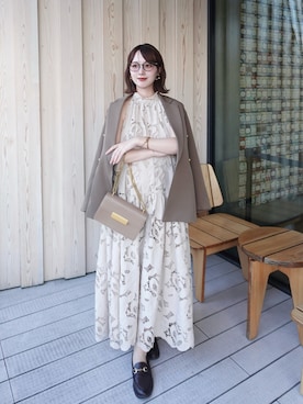 「アイテム（テーラードジャケット）」を使った、ありすさん（レディース・163cm）の秋コーディネート