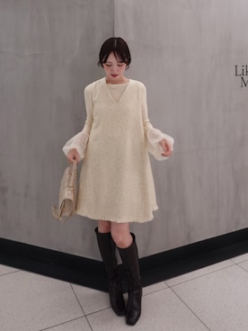 「RANDA（ランダ）のアイテム」を使った、ありすさん（レディース・163cm）の冬コーディネート