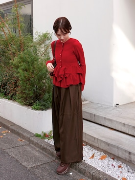 「アイテム（その他）」を使った、ありすさん（骨格ナチュラル・レディース・163cm）の冬コーディネート