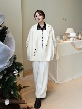 「アイテム（フレグランス）」を使った、ありすさん（レディース・163cm）の冬コーディネート