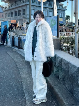 「emmi（エミ）のアイテム」を使った、ありすさん（レディース・163cm）の冬コーディネート