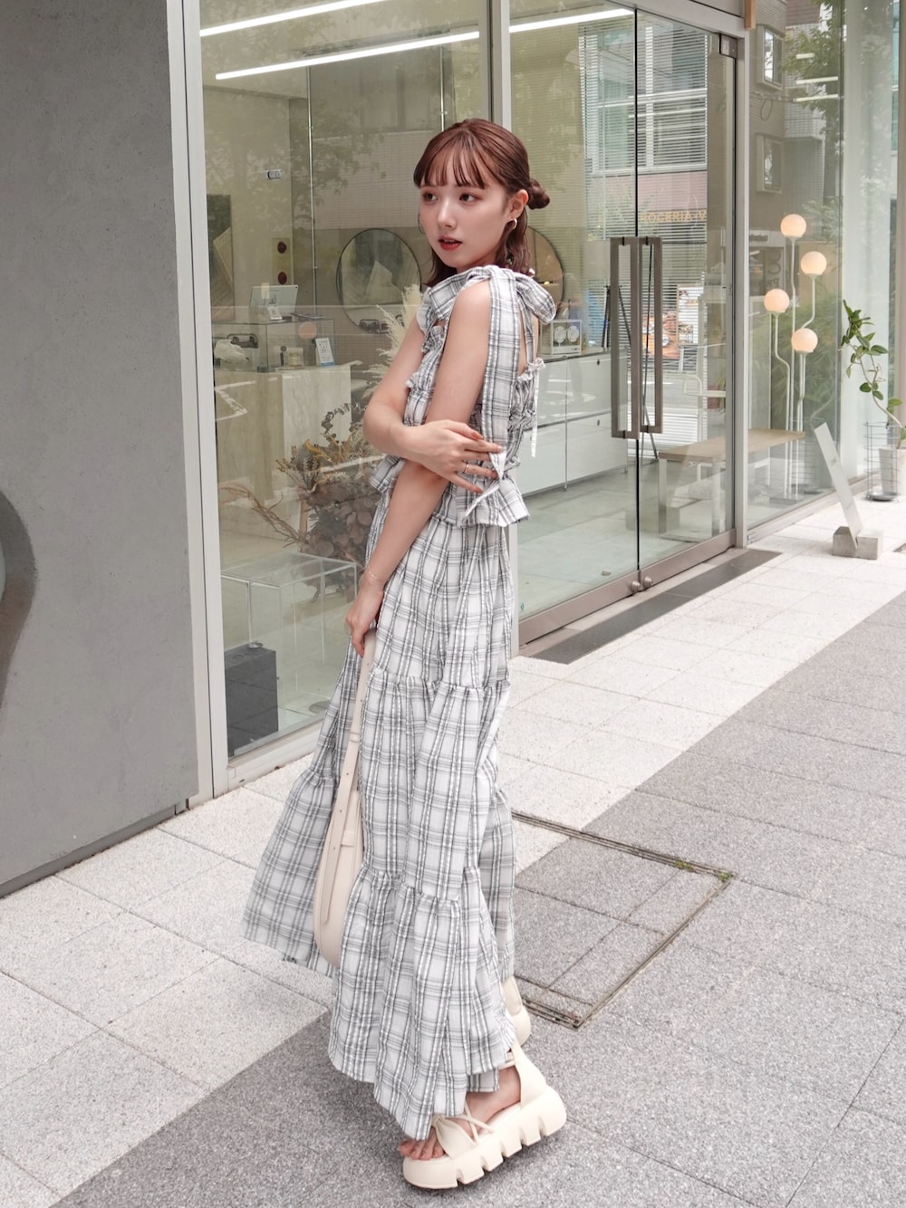 ミストピンク] K10 レイヤード ブレスレット バイカラーを使った人気