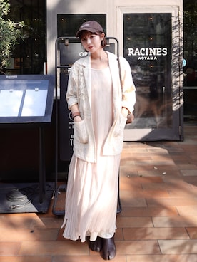「アイテム（ブレスレット）」を使った、ありすさん（レディース・163cm・20代）の夏コーディネート